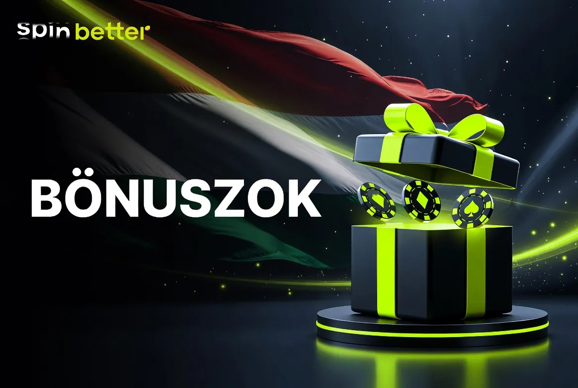 SpinBetter bónuszcsomag lépcsői a kaszinó magyar felületén